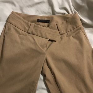 The Limited Kaki Dress Pants Exact Stretch